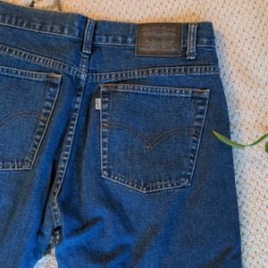 Levi's White Tab Crop Jeans